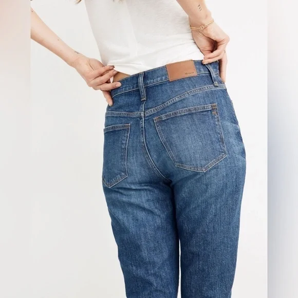 Madewell High-Rise Slim Boyjean - Picture 3 of 8